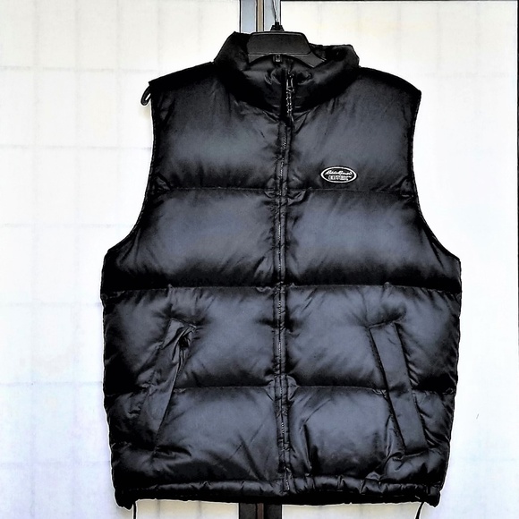 Eddie Bauer Other - Eddie Bauer Puffer Vest Goose Down Mens S/P Black